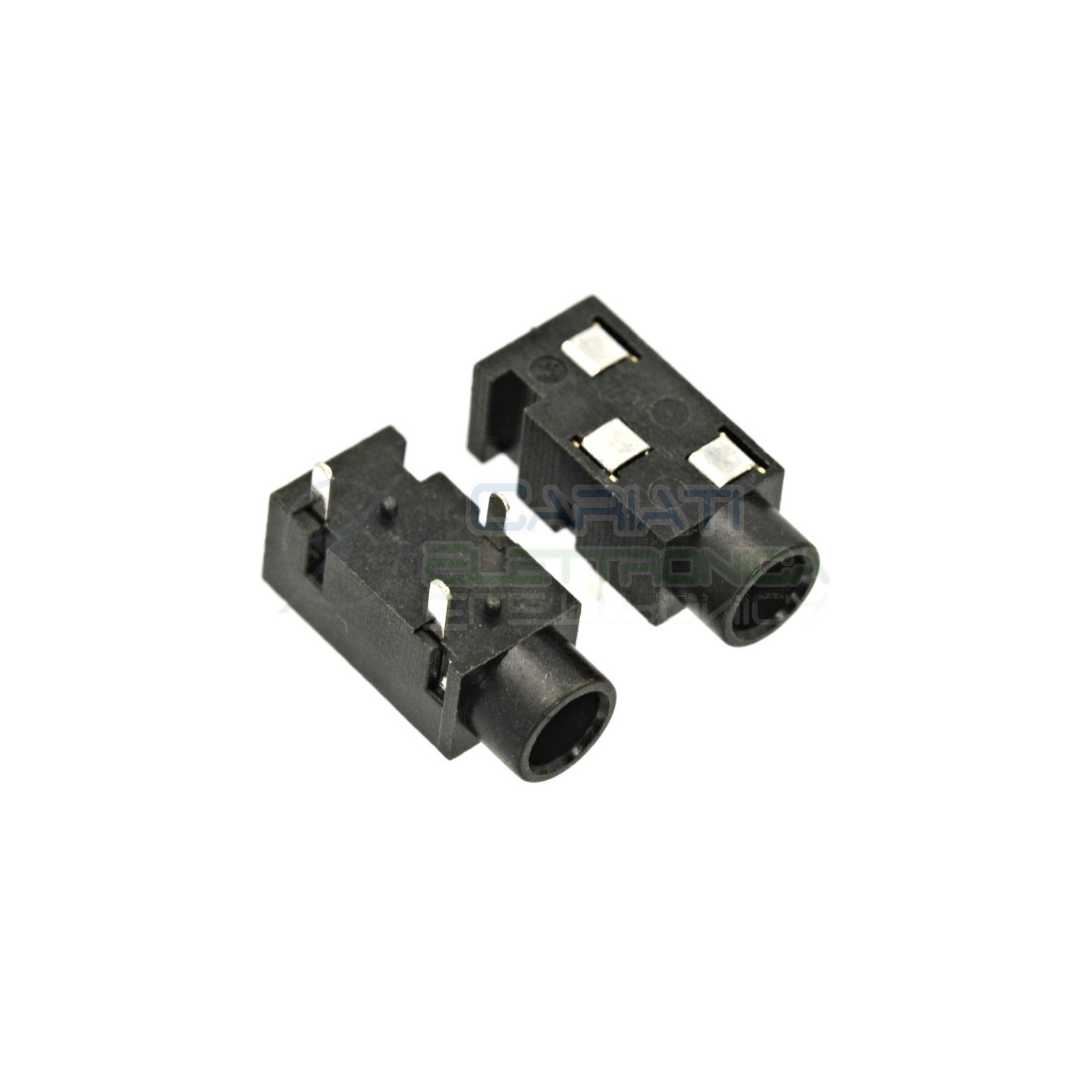 2 PEZZI CONNETTORE JACK SPINA AUDIO FEMMINA 3.5 mm da PCB