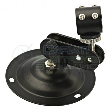 SUPPORTO STAFFA INNESTO ORIENTABILE 360° NERO PER MODULI LASER FINO A 15mm Generico