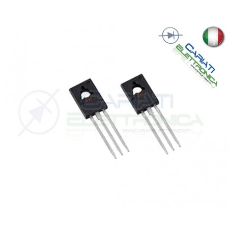 2 PEZZI BD138 transistor PNP 60V 1.5A