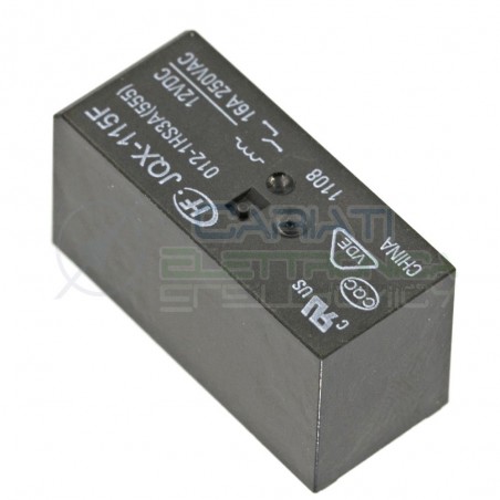 Relay Relè HONGFA alte prestazioni 12V Dc 16A 250V montaggio Pcb JQX-115FHONGFA RELAY