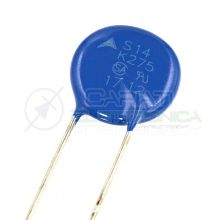 1 pezzo Varistore S14K275 275V MOV Soppressore ProtezioneEPCOS