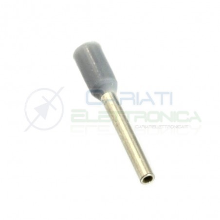 20 Pezzi Connettore a tubo per cavi da 0,14 mm Lunghezza 6 mm Terminale a tubetto