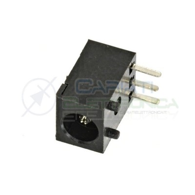 2 PEZZI CONNETTORE ALIMENTAZIONE DC JACK SPINA FEMMINA 3.5 x 1.1 mmGenerico