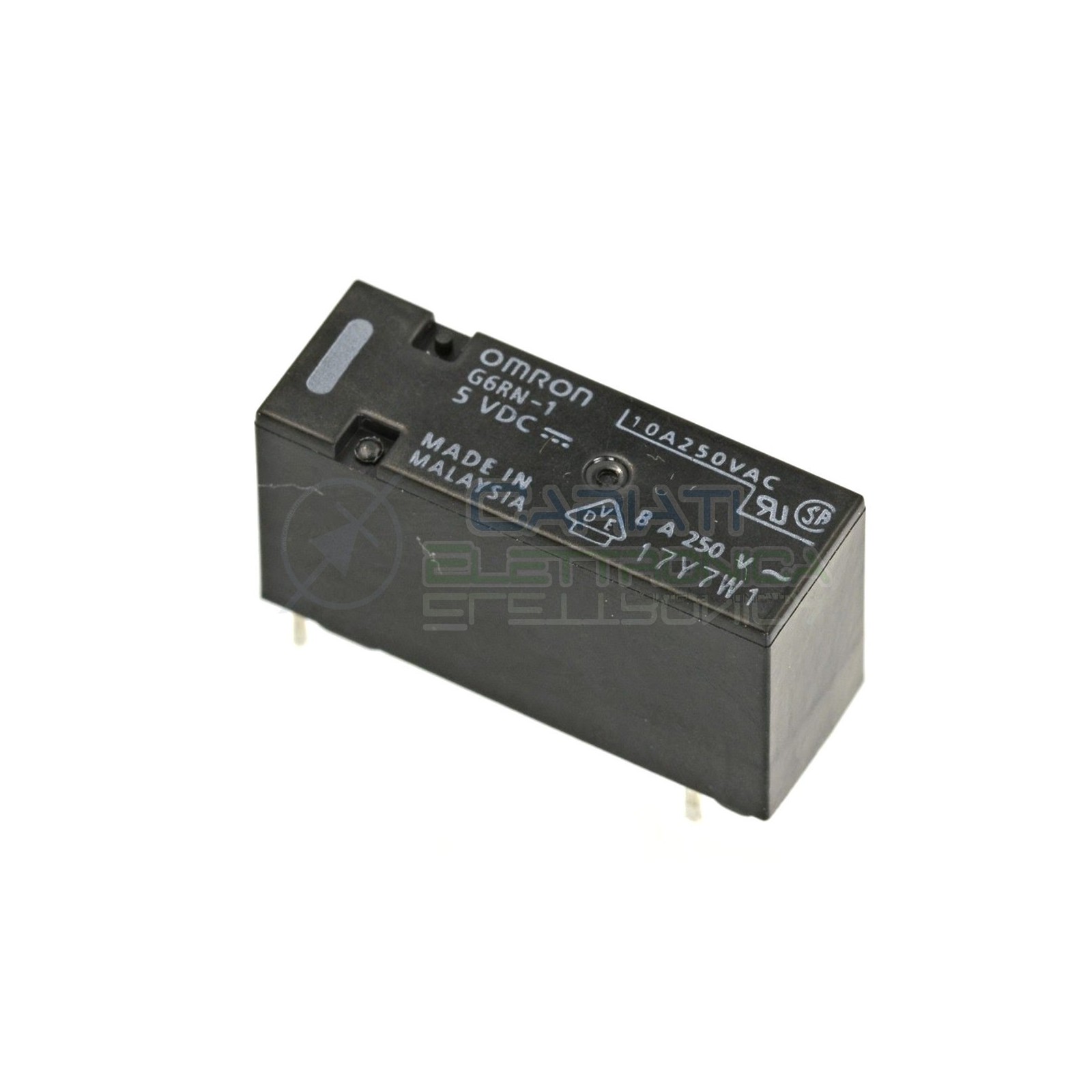 Relè singolo 1 scambio Omron G6RN-1 5 VDC 5V DC 8A 250V SPDT Omron