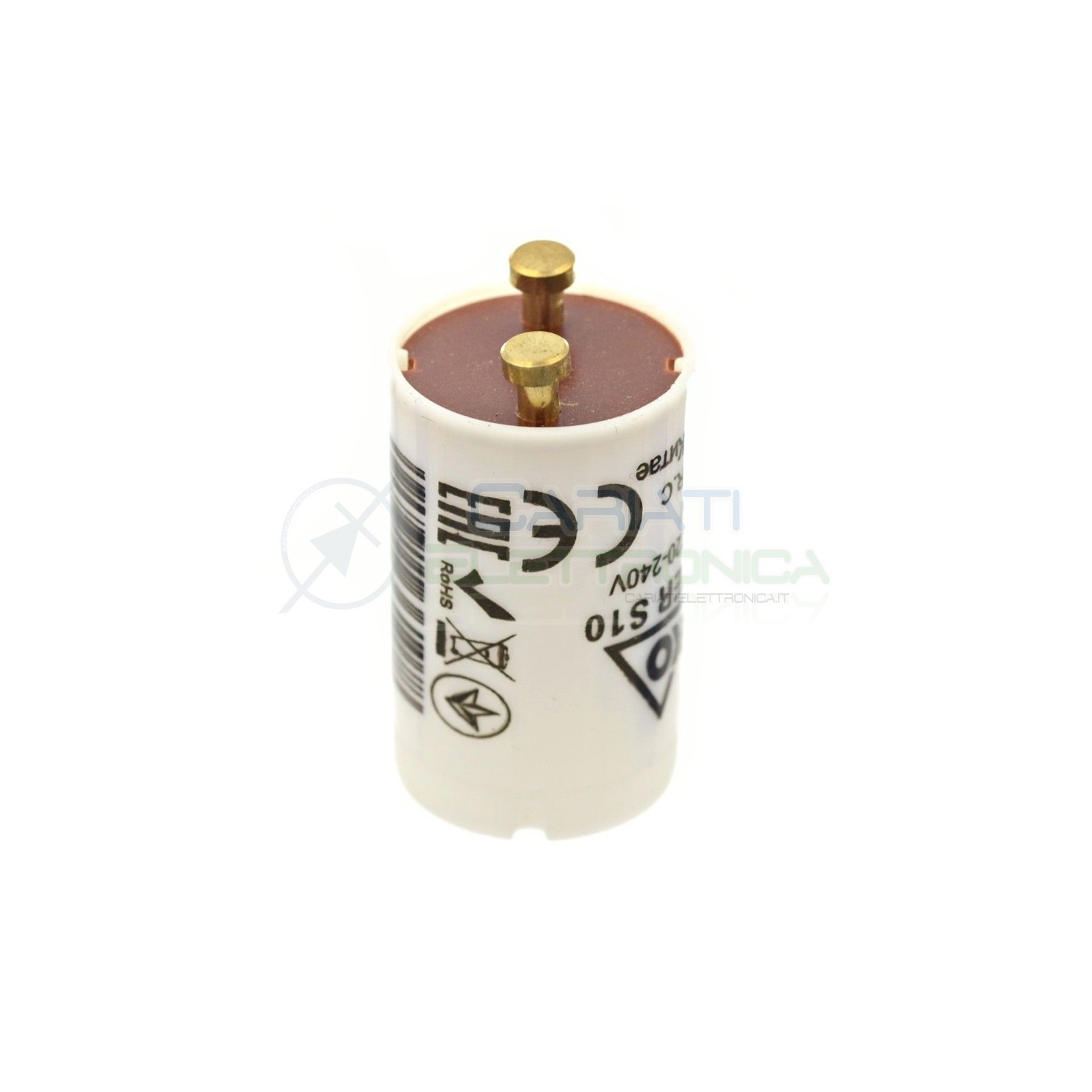 2 PEZZI STARTER ELETTRICO 4W-80W PER NEON T8 LAMPADE LUCI PLAFONIERE 230Vac