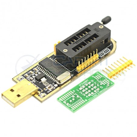 Programmatore eeprom eprom CH341A Serie 24 25 ash BIOS USBGenerico
