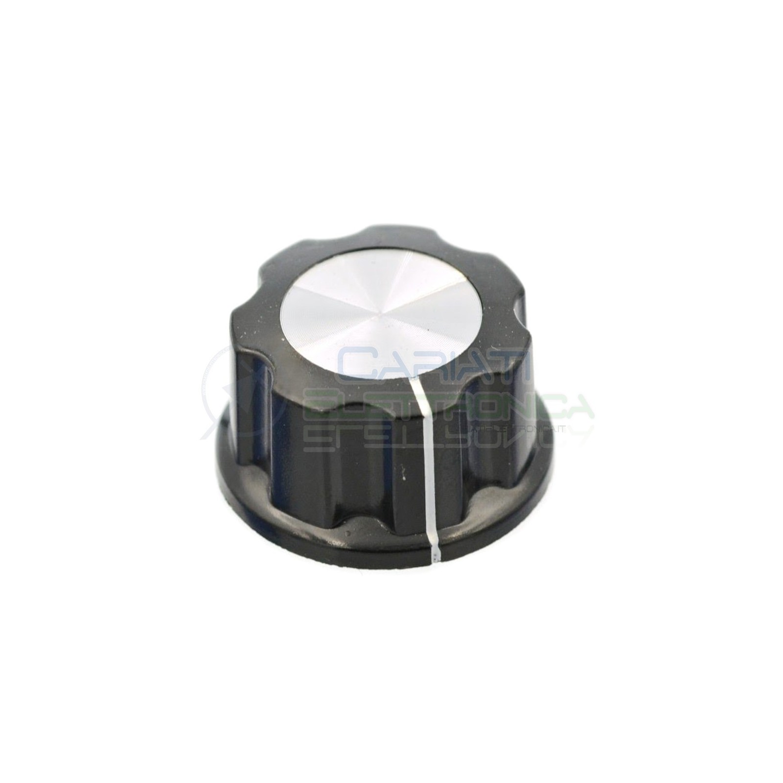 MANOPOLA CON ASSE 6mm 26x15mm POMELLO KNOB KNOBS FENDER POTENZIOMETRO AUDIOCariati Elettronica