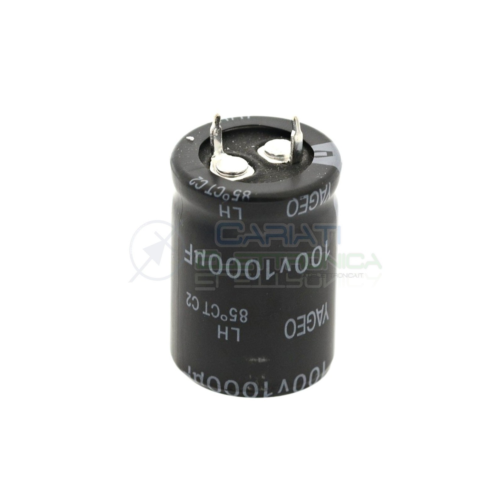 Condensatore elettrolitico YAGEO SNAP IN 1000uF 100V 85°C 30X22mm Yageo