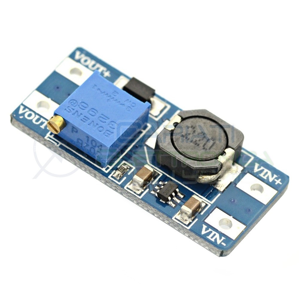 Mini regolatore Step-Up 28V 2A MT3608 DC booster Arduino converter