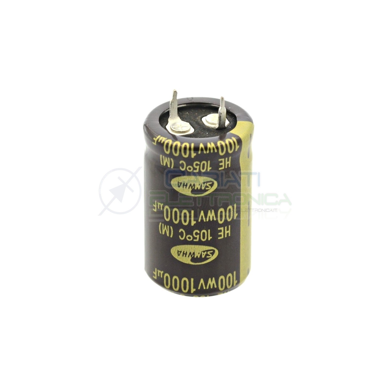 Condensatore elettrolitico SNAP IN 1000uF 100V 105° 35X22mm Samwha