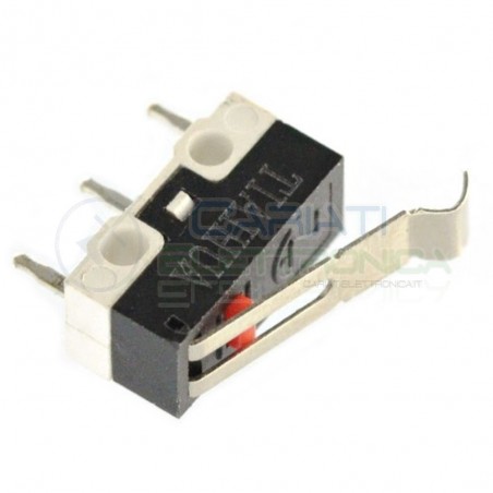 MicroSwitch a leva Pulsante Fine Corsa Micro Switch PCB