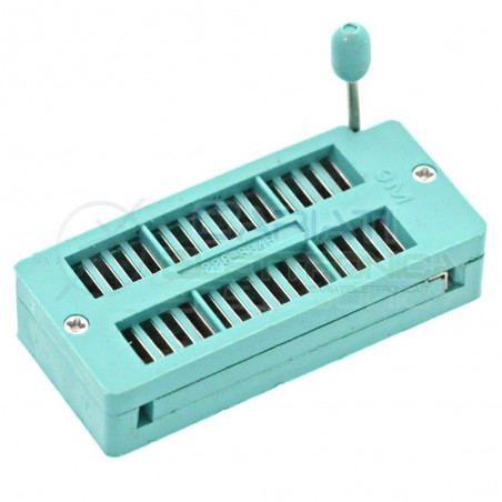 Adattatore Zoccolo ZIF 28 pin per circuiti integrati DIL DIP