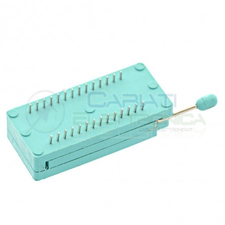 Adattatore Zoccolo ZIF 28 pin per circuiti integrati DIL DIP
