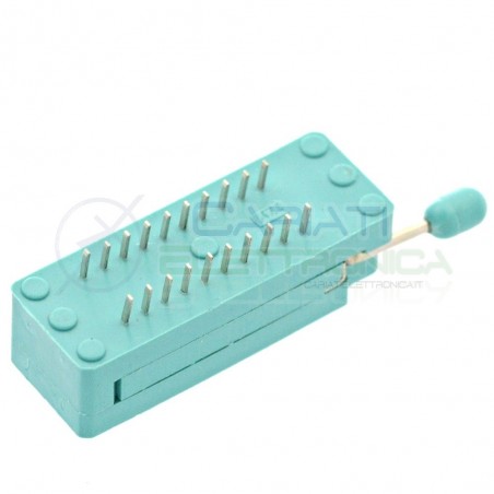 Adattatore Zoccolo ZIF 20 pin per circuiti integrati DIL DIP Generico