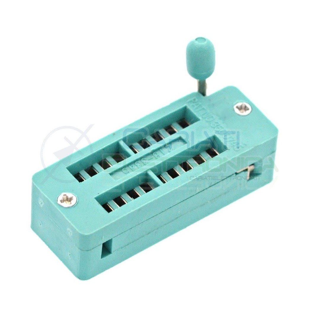 Adattatore Zoccolo ZIF 18 pin per circuiti integrati DIL DIP Generico