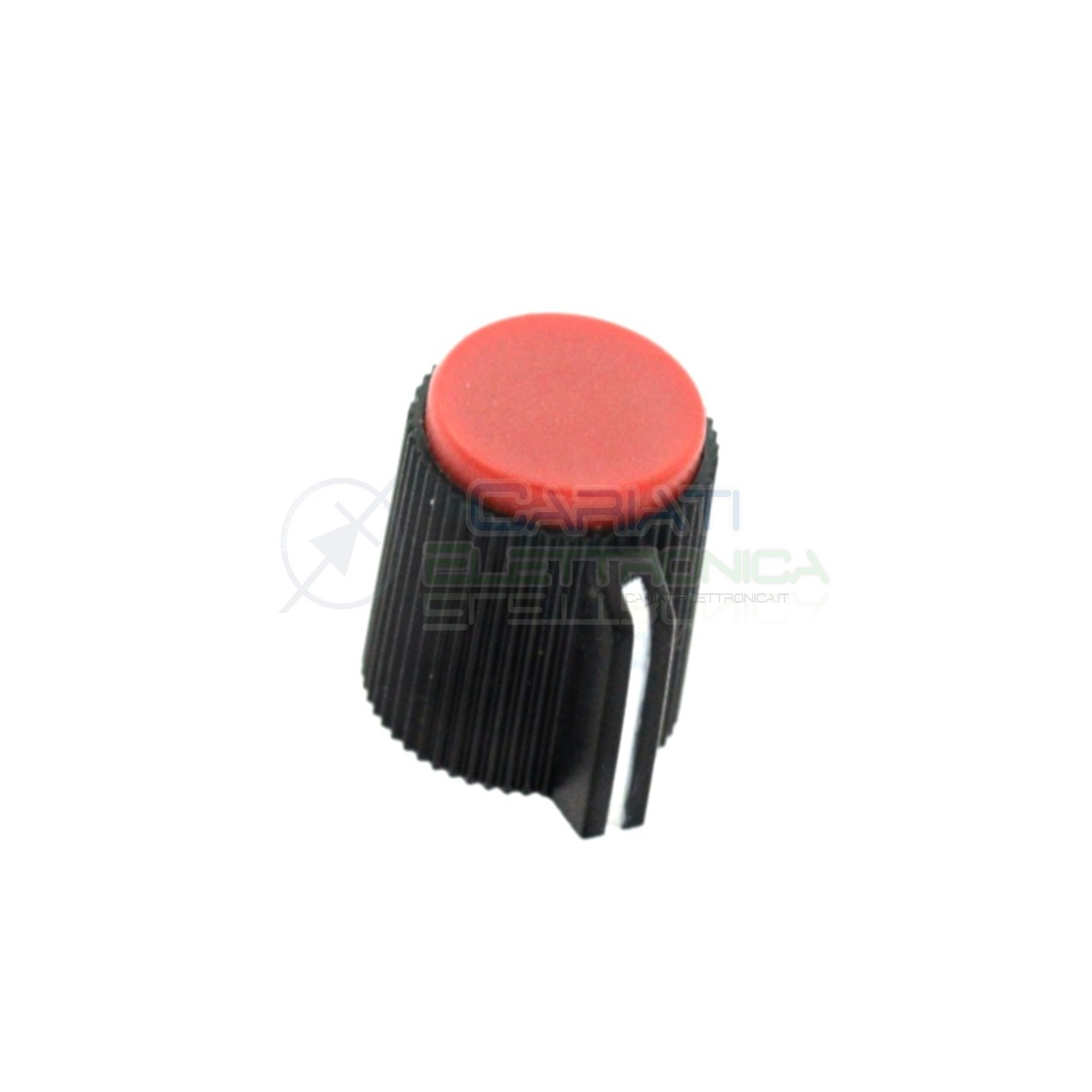 MANOPOLA POMELLO KNOB KNOBS FENDER POTENZIOMETRO AUDIO ASSE 6mm ROSSAGenerico