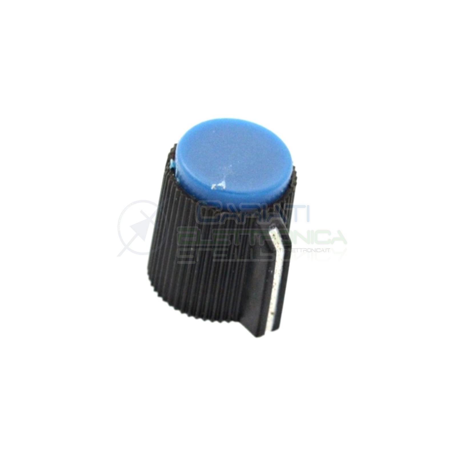 Manopola pomello Blu Knob Knobs Fender per Potenziometro audio asse 6mm Generico