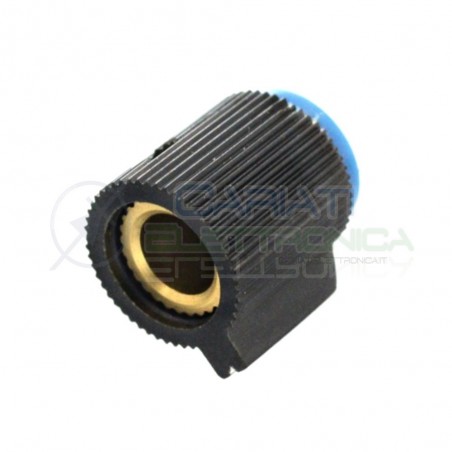 Manopola pomello Blu Knob Knobs Fender per Potenziometro audio asse 6mm Generico
