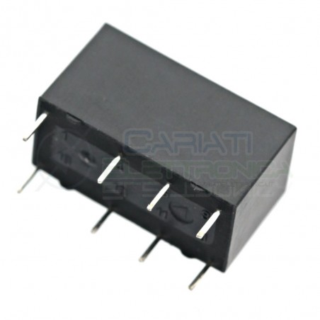 Relè 2 scambi RS-5-L RS5L RS-5L con bobina 5Vdc 5V DC 1A 125Vac DPDT