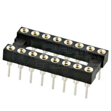 2 Pcs Socket 16pin pitch 2,54mm adatper for Chip Dip 16 ThtPreci-dip