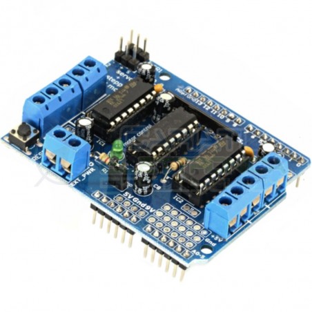 Motor shield passo passo servomotore L293D stepper driver arduino pic