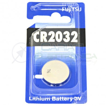 BATTERIA FUJITSU LITHIUM 2032 CR2032 CR 2032 DL2032 Duracell