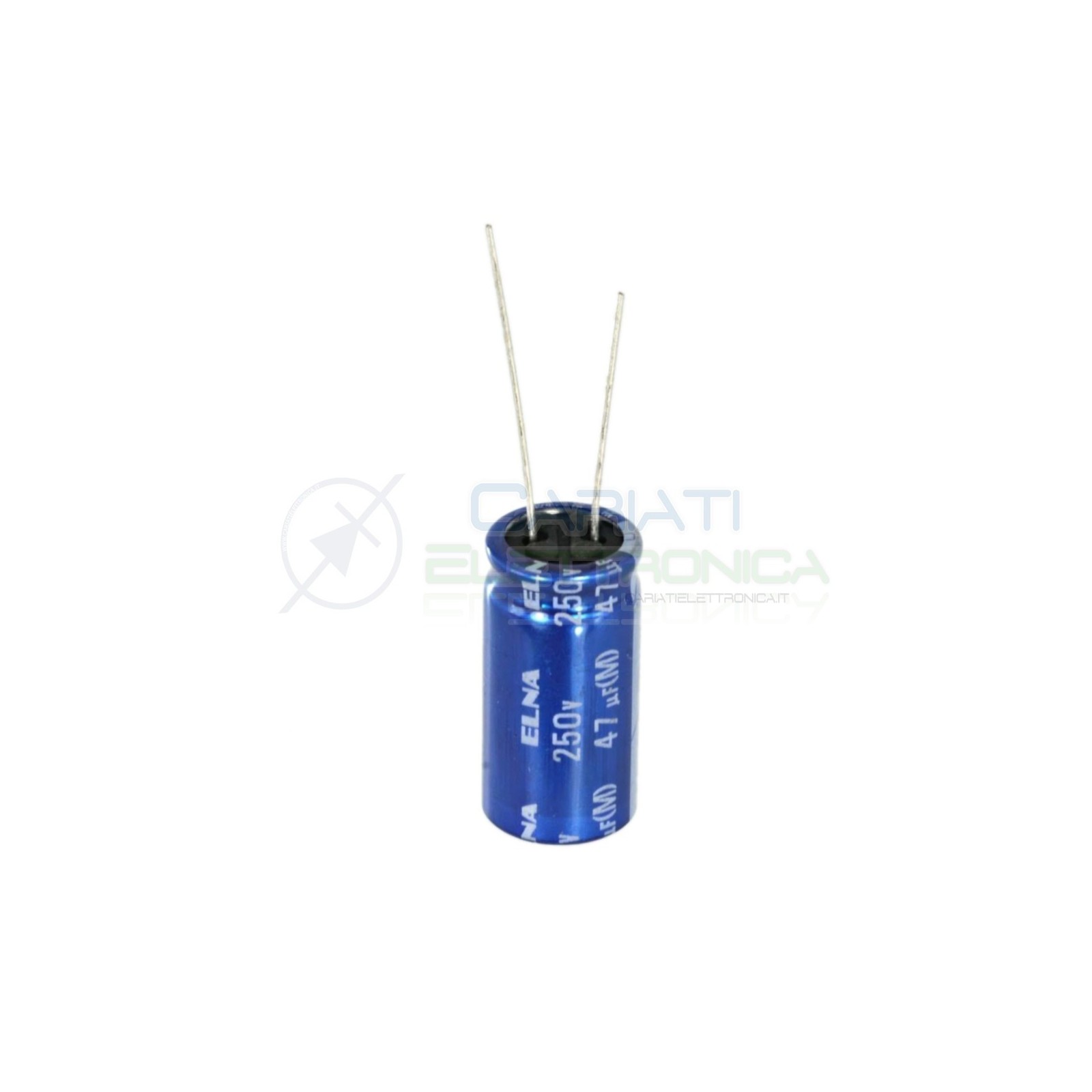 Condensatore elettrolitico ELNA 47uF 250V 85°C 12X25mm Elna