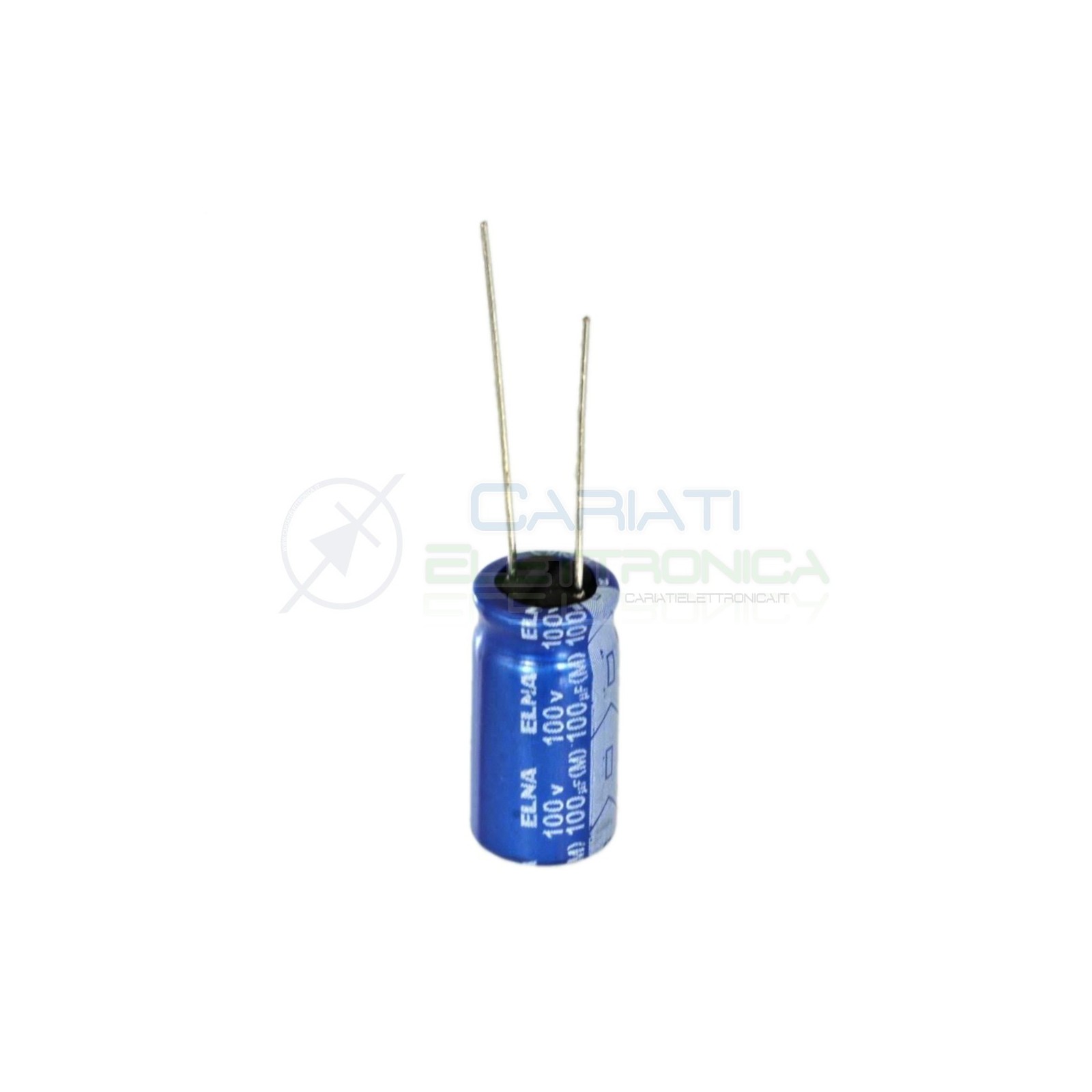 5 PEZZI Condensatore elettrolitico ELNA 100uF 100V 85°C 10X20mm Elna