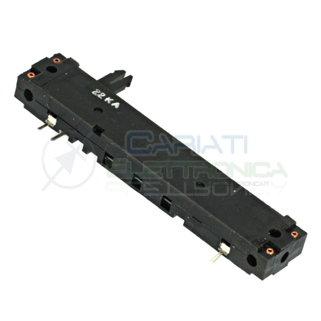 Potenziometro slider a slitta lineare mono 88mm 22kohm 22k 22KACosocomi