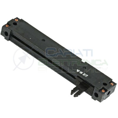 Potenziometro a slitta 22k lineare mono 88mm 22kohm 22KA slide Cosocomi