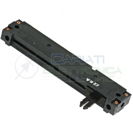 Potenziometro a slitta 22k lineare mono 88mm 22kohm 22KA slide Cosocomi