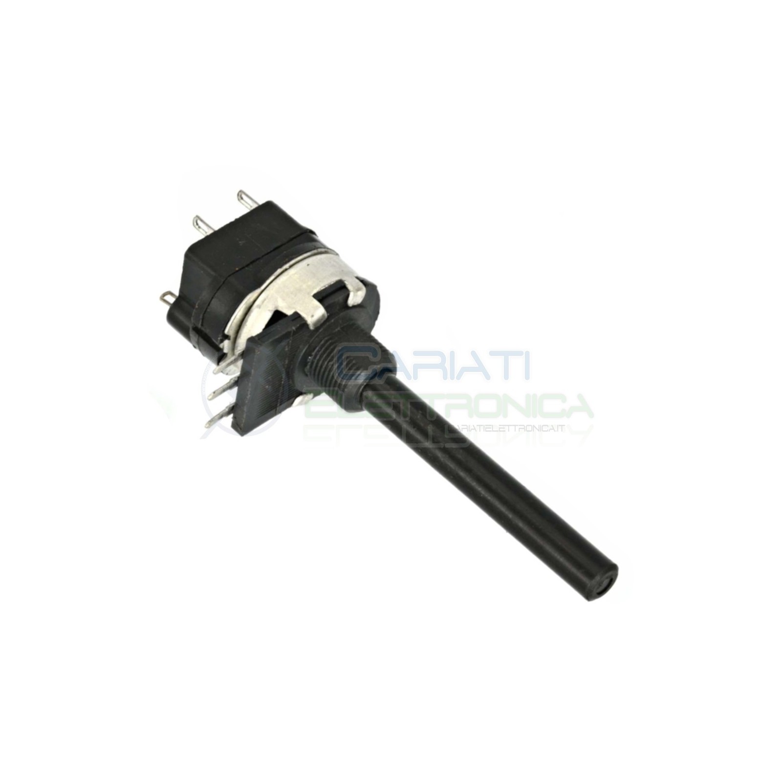 Potenziometro rotativo lineare mono 22Kohm 22Kohm con interruttore asta L 42mm D 6mm