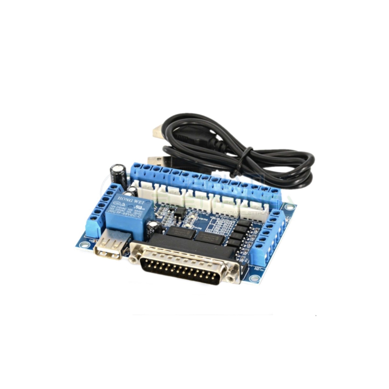 Scheda di interfaccia cnc 5 assi parallela breakout board mach 3Generico