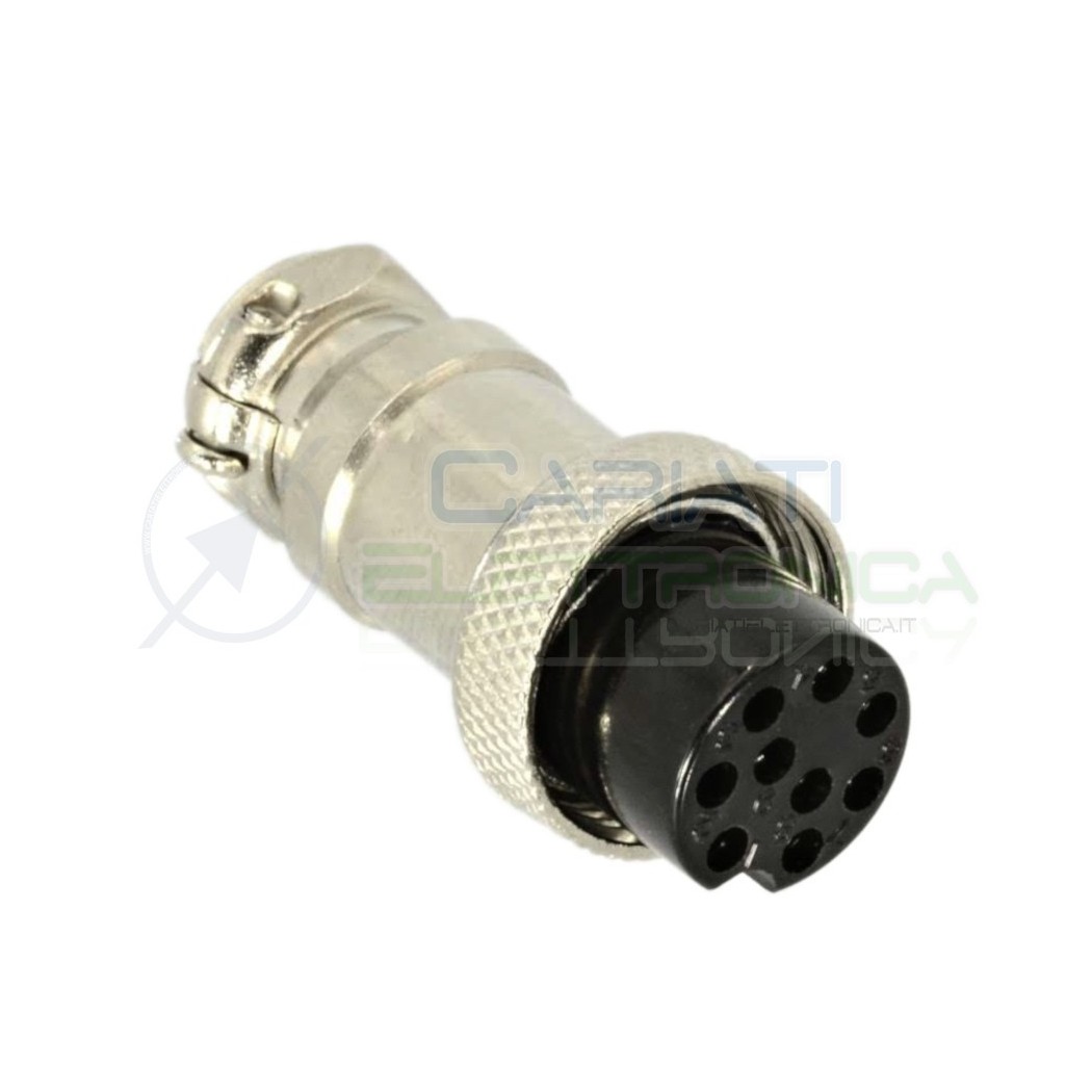 Spina Presa Microfonica 9 Poli Connettore VolanteGenerico