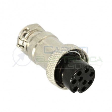 Spina Presa Microfonica 9 Poli Connettore VolanteGenerico