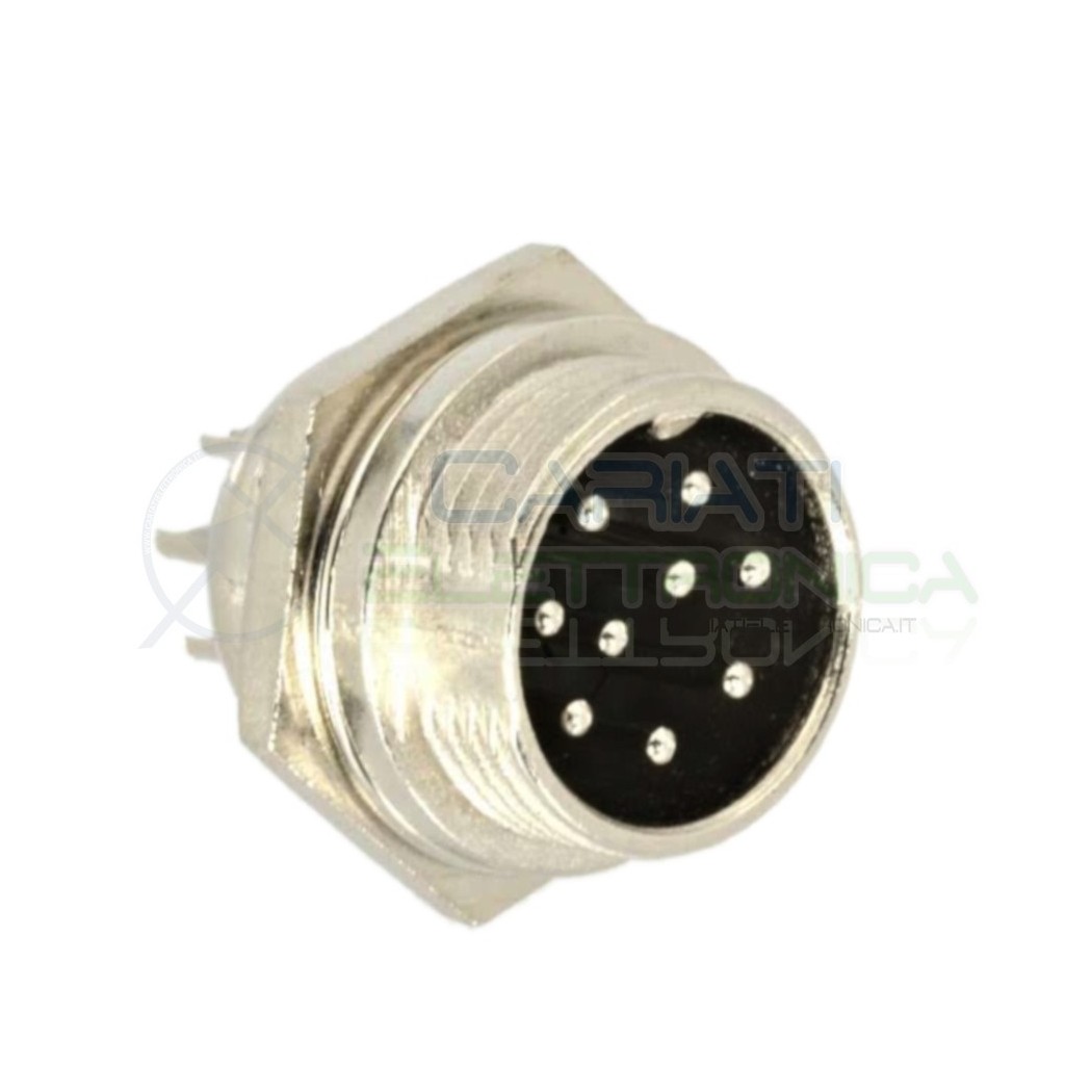 Spina Presa Microfonica 9 Poli Connettore Da PannelloGenerico