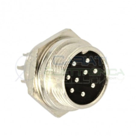 Spina Presa Microfonica 9 Poli Connettore Da PannelloGenerico