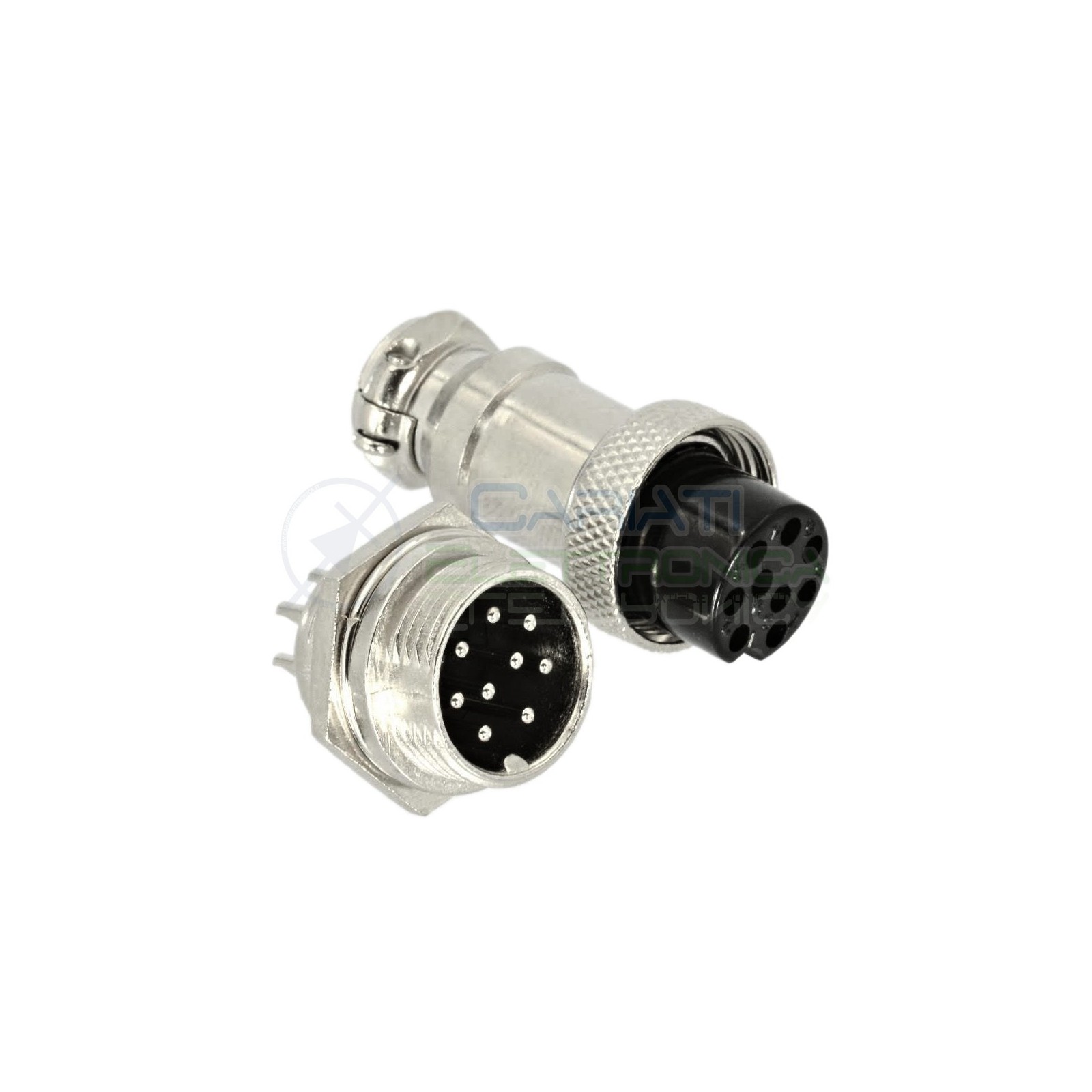 KIT SPINA PRESA MICROFONICA 9 POLI CONNETTORE MASCHIO FEMMINA