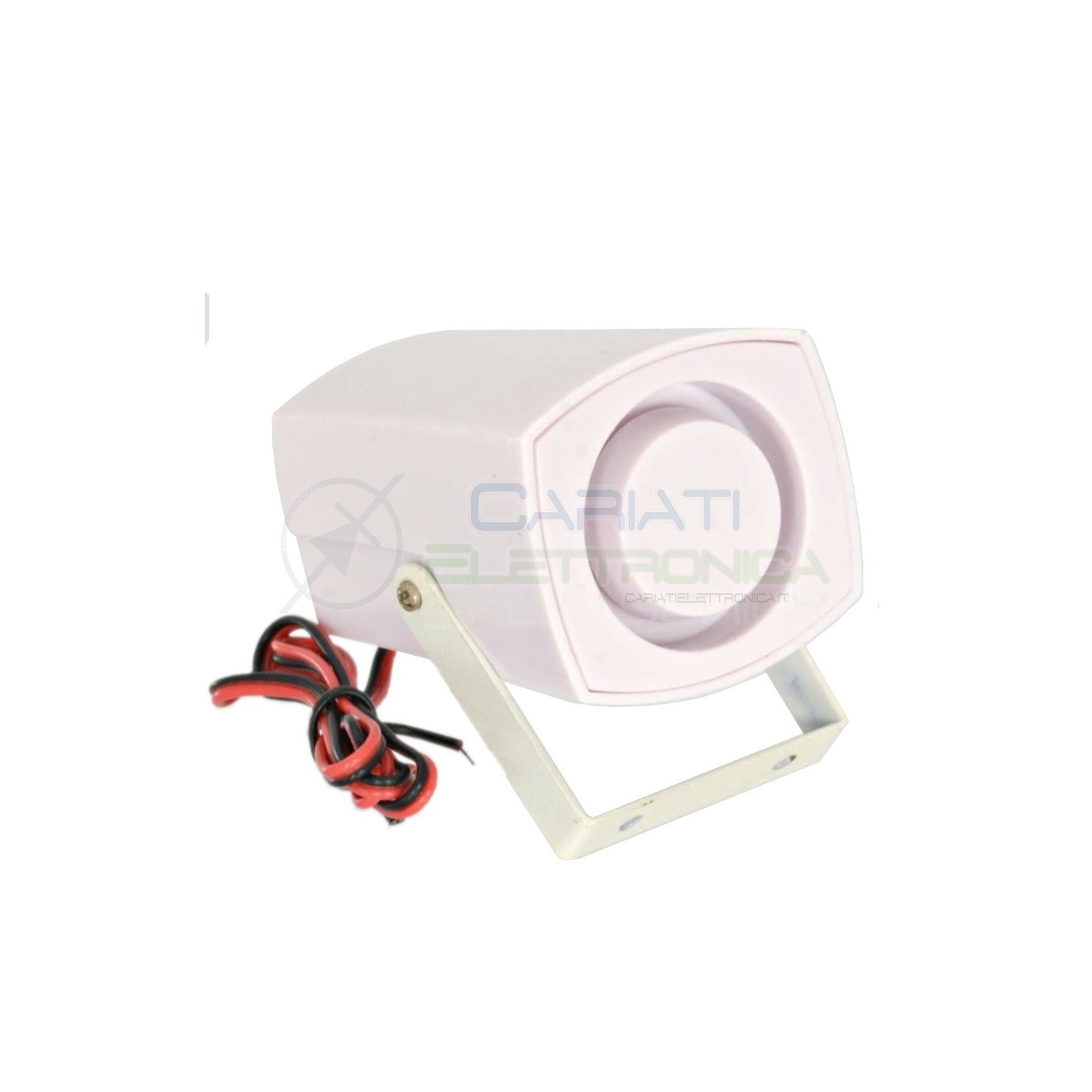 Sirena elettronic 12V 6 toni allarme antifurto 108dB segnalatore acustico