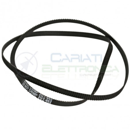 Cinghia 2GT 852mm di Trasmissione chiuda da 6mm per stampanti motori 3D