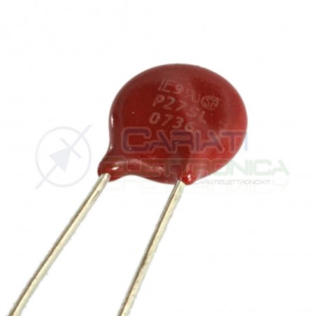 5 PEZZI Varistore S275LA10P THT 275VAC 369VDC 430V 2,5kA soppressore LITTELFUSELittelfuse
