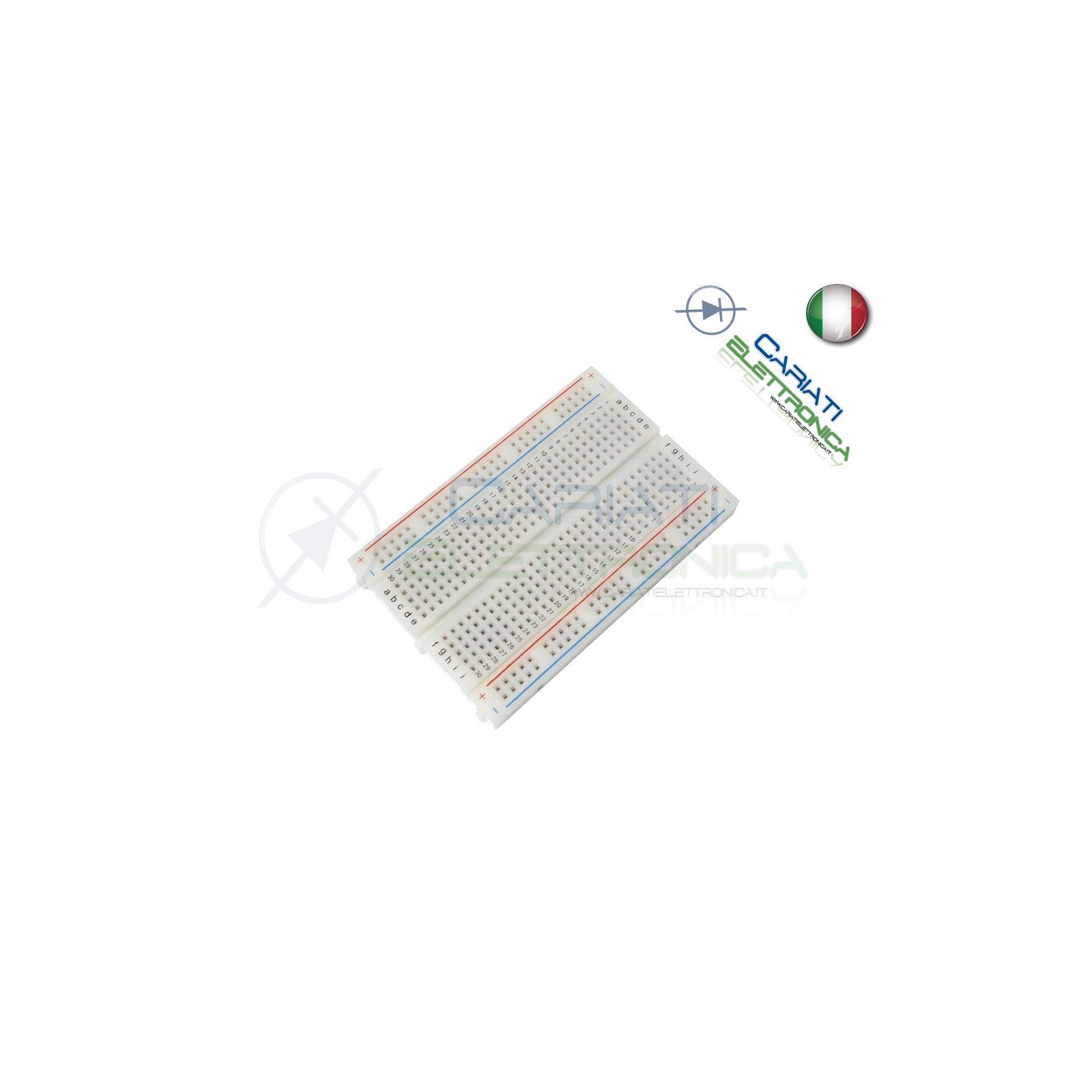 BASETTA MILLEFORI PIASTRA SPERIMENTALE BREADBOARD BREAD BOARD 400 PUNTI