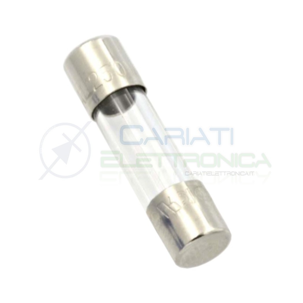 10 PEZZI FUSIBILI RITARDATI FUSIBILE RITARDATO IN VETRO 5X20 500mA 500 mALittelfuse