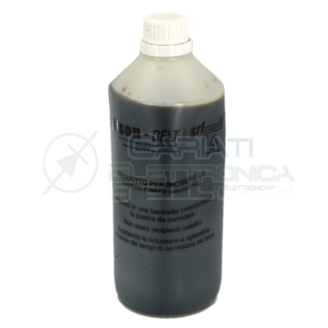 Cloruro ferrico 1 Lt liquido per basetta incisione rame EDISON Elcart