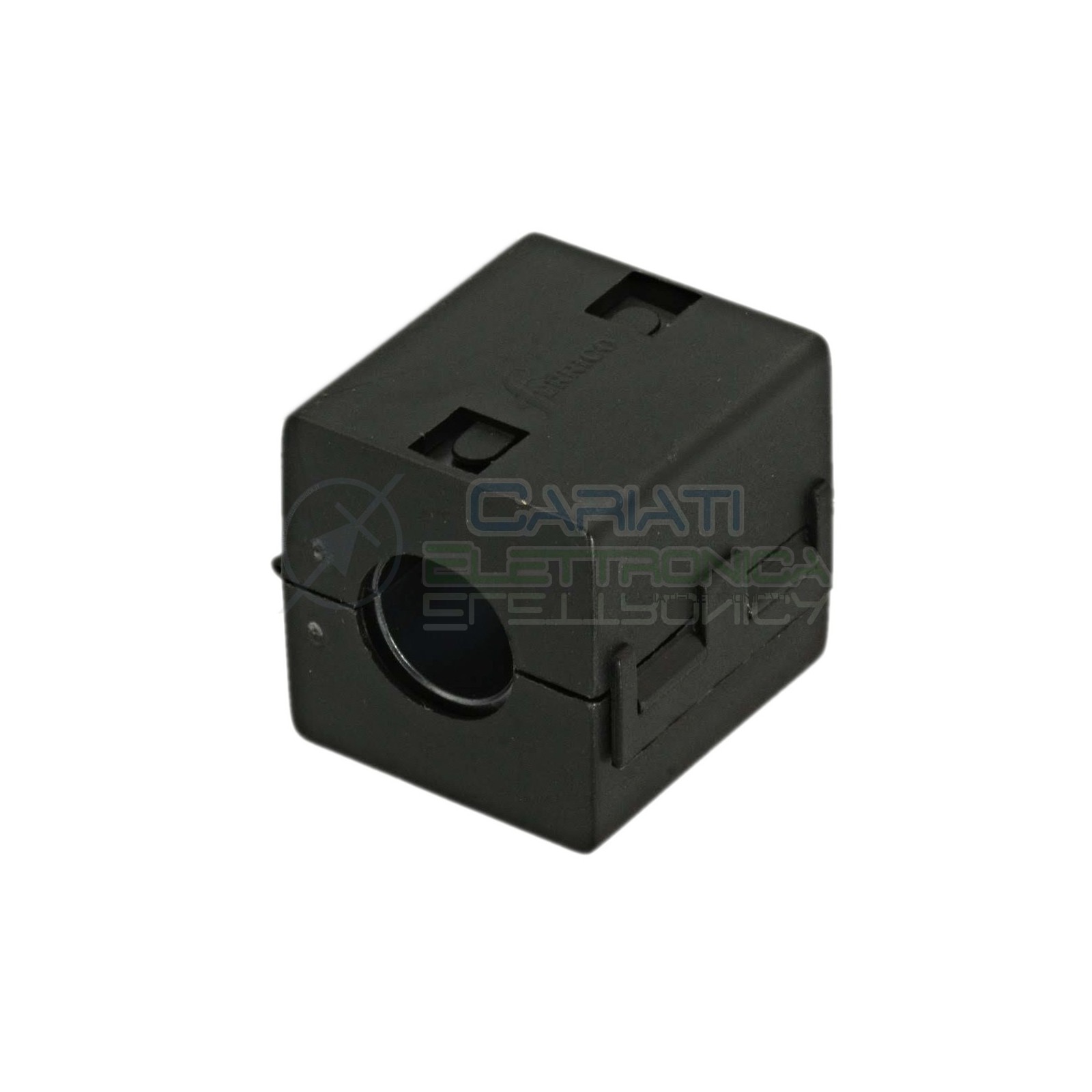 Filtro Ferrite Nero Per Cavi Contro Elimina Interferenze Diametro 13mm Ferrico