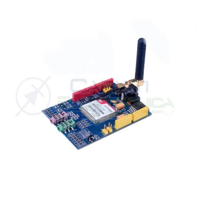 Shield GSM per Arduino completo di antenna SIM900 GPRS