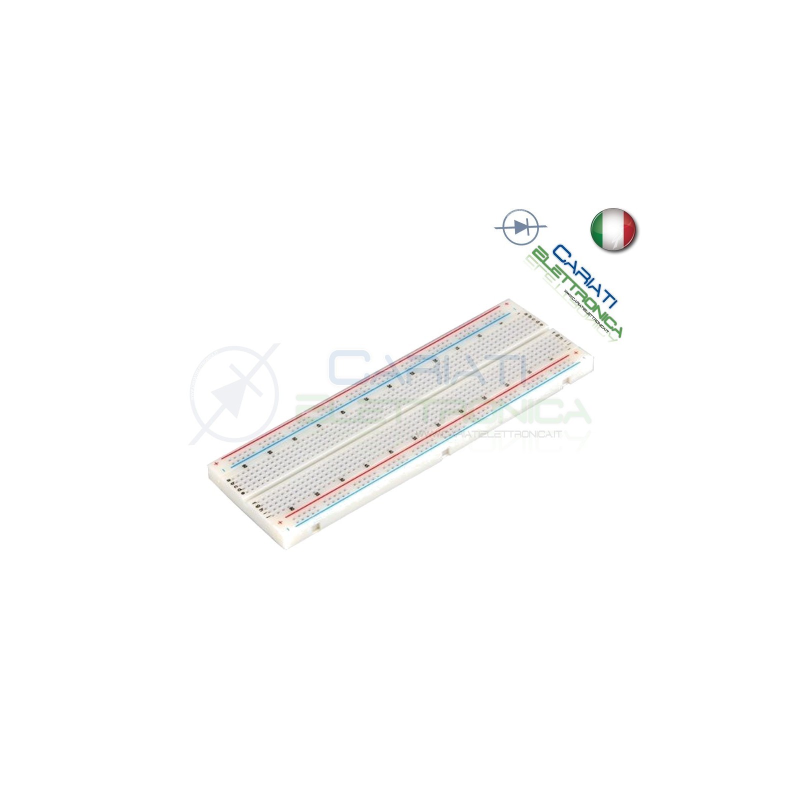 BASETTA MILLEFORI PIASTRA SPERIMENTALE BREADBOARD BREAD BOARD 830 PUNTI