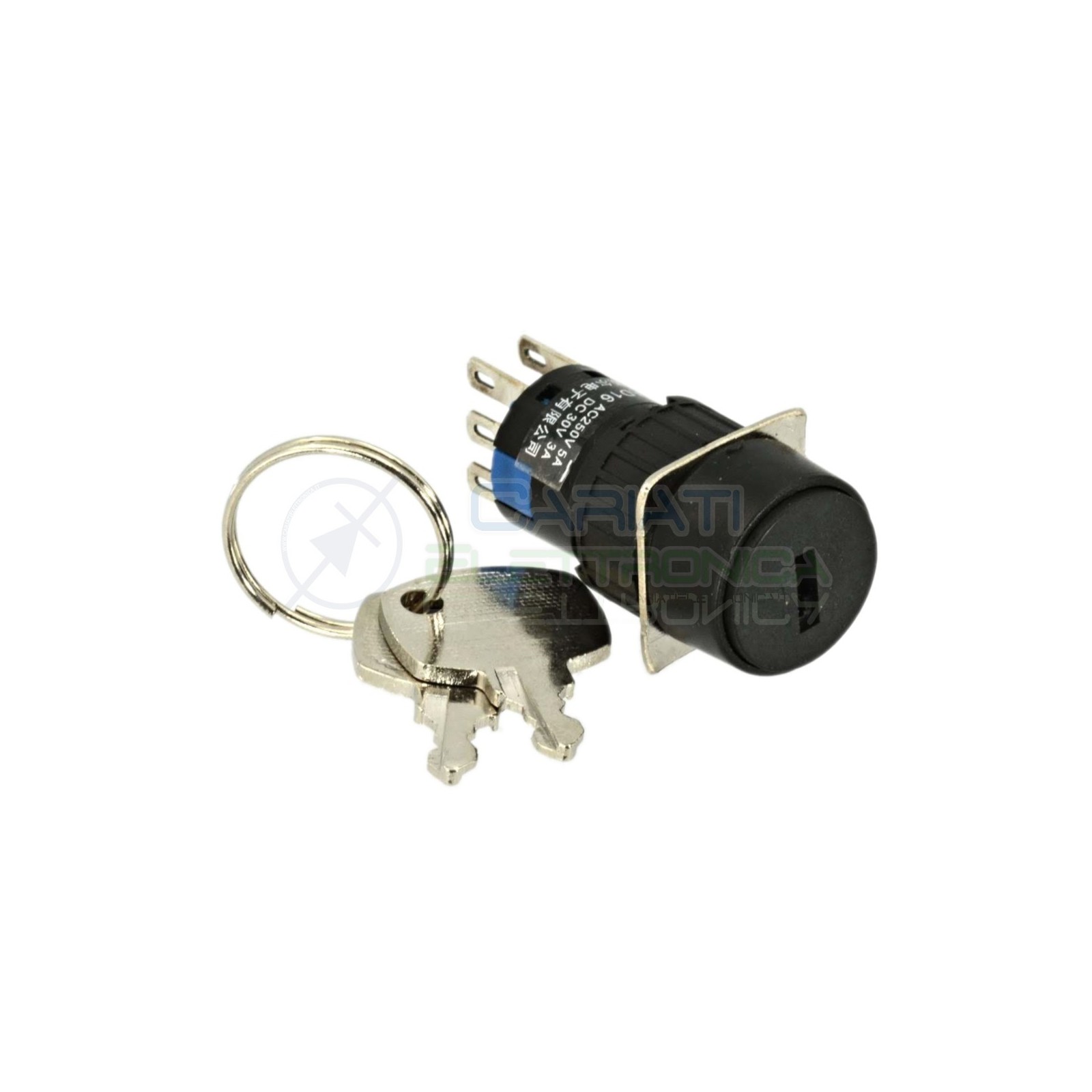 Interruttore Deviatore da Pannello a Chiave DPDT 6 PIN