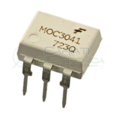 2 PEZZI Optoisolatore Fotoaccoppiatore MOC3041M Fairchild Optocoupler 6 PIN