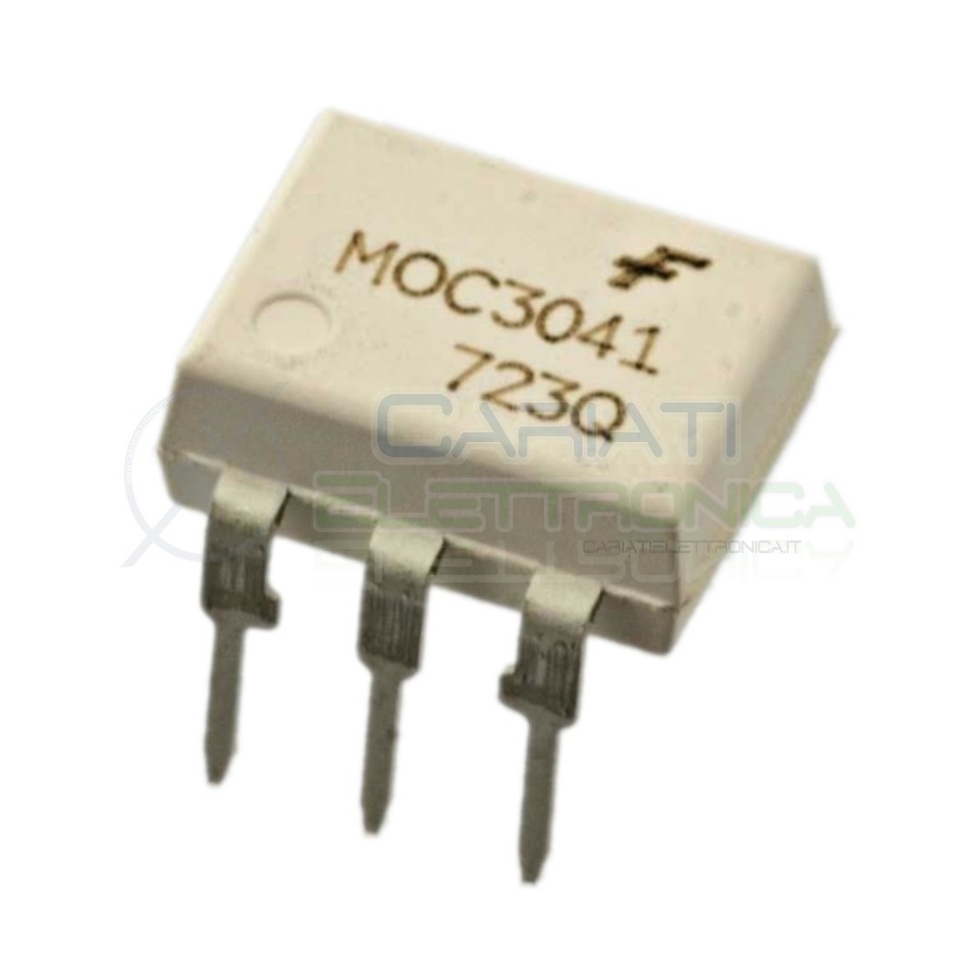 2 PEZZI Optoisolatore Fotoaccoppiatore MOC3041M Fairchild Optocoupler 6 PIN
